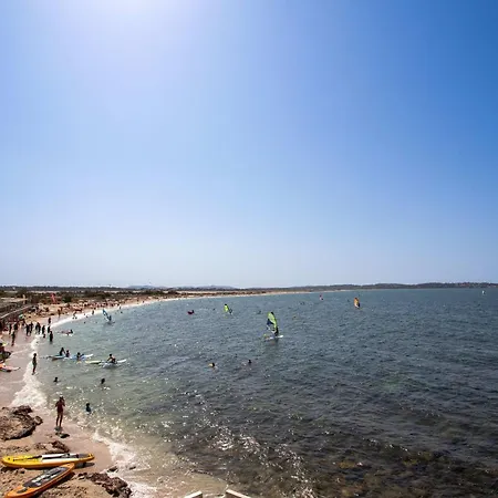 Bright Pearl With Garden Near The Sea